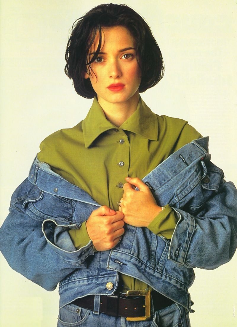 FBF: Winona Ryder 80's and 90's StyleDentelle+Fleurs